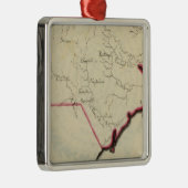 North Carolina 7 Metalen Ornament (Rechts)