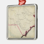 North Carolina 7 Metalen Ornament (Links)