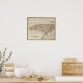 North Carolina 7 Poster (Keuken)