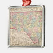 North Carolina 8 Metalen Ornament (Links)