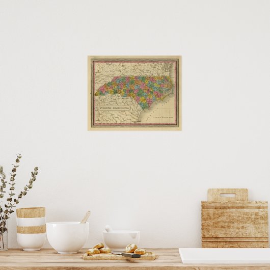 North Carolina 8 Poster (Keuken)