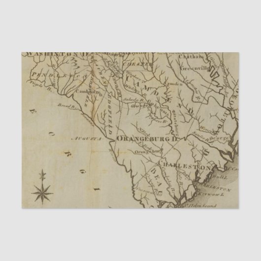 North Carolina 8 Tissuepapier (Voorkant)