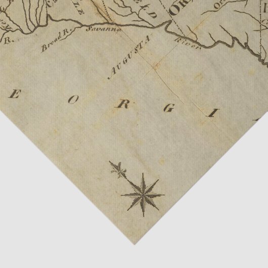 North Carolina 8 Tissuepapier (Detail)