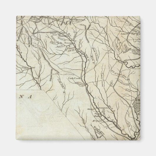 North Carolina 9 Magneet (Voorkant)