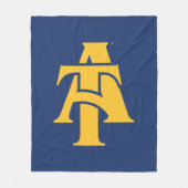 North Carolina A&T State University | A LOGO Fleece Deken (Voorkant)