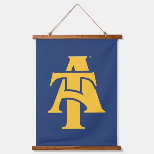 North Carolina A&T State University | A LOGO Hangend Wandkleed (Voorkant)