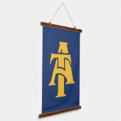 North Carolina A&T State University | A LOGO Hangend Wandkleed (Gebogen)