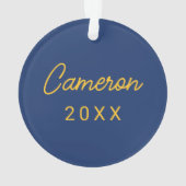 North Carolina A&T State University | A LOGO Ornament (achterkant)