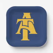 North Carolina A&T State University | A LOGO Papieren Bordje (Voorkant)