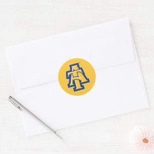 North Carolina A&T State University   A LOGO Ronde Sticker