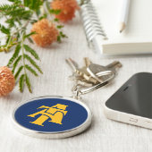 North Carolina A&T State University | A LOGO Sleutelhanger (Zijkant)