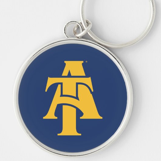 North Carolina A&T State University | A LOGO Sleutelhanger (Voorkant)