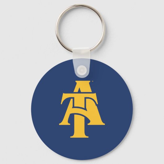North Carolina A&T State University | A LOGO Sleutelhanger (Voorkant)