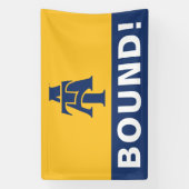 North Carolina A&T State University | A LOGO Spandoek (Verticaal)