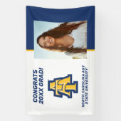 North Carolina A&T State University | A LOGO Spandoek (Verticaal)