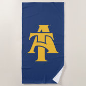 North Carolina A&T State University | A LOGO Strandlaken (Voorkant)