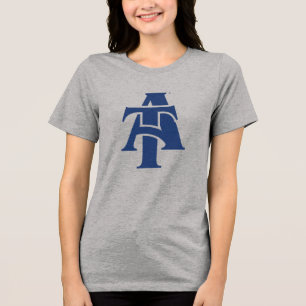North Carolina A&T State University A LOGO Tri-Blend Shirt