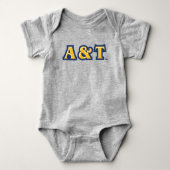 North Carolina A&T State University | A&T Wordmark Romper (Voorkant)