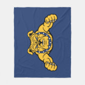 North Carolina A&T State University | Bulldog Fleece Deken (Voorkant)
