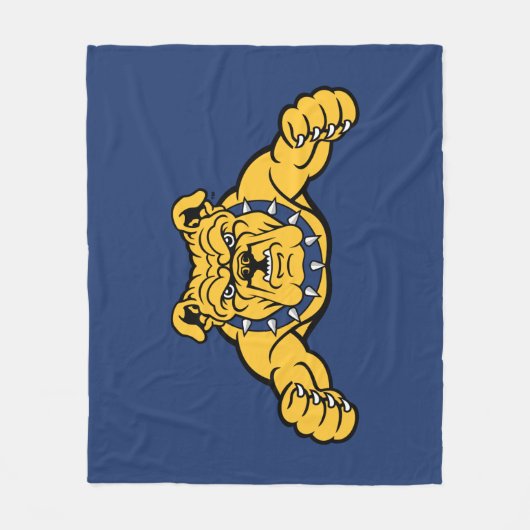 North Carolina A&T State University | Bulldog Fleece Deken (Voorkant)