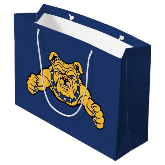 North Carolina A&T State University | Bulldog Groot Cadeauzakje (Achterkant Gekanteld)