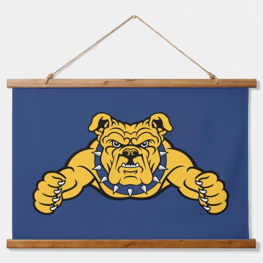 North Carolina A&T State University | Bulldog Hangend Wandkleed (Voorkant)