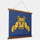 North Carolina A&T State University | Bulldog Hangend Wandkleed (Gebogen)