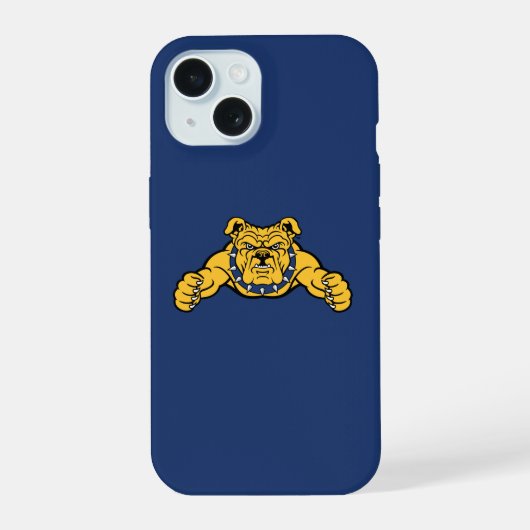 North Carolina A&T State University | Bulldog iPhone 15 Case (Achterkant)