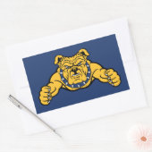 North Carolina A&T State University | Bulldog Rechthoekige Sticker (Envelop)
