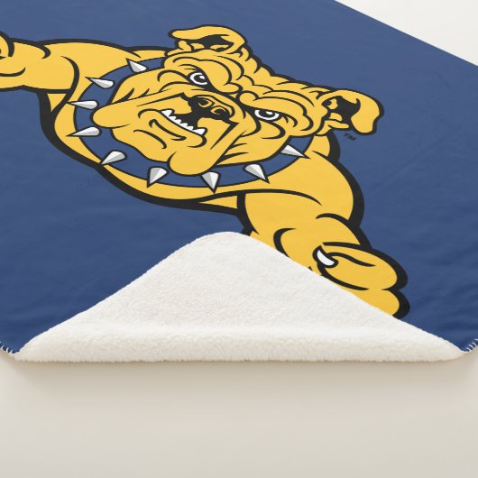 North Carolina A&T State University | Bulldog Sherpa Deken (3/4)