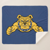 North Carolina A&T State University | Bulldog Sherpa Deken (Voorkant (horizontaal))
