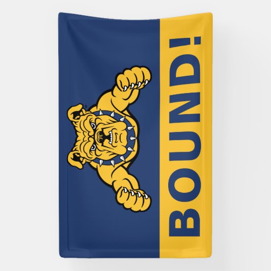 North Carolina A&T State University | Bulldog Spandoek (Verticaal)