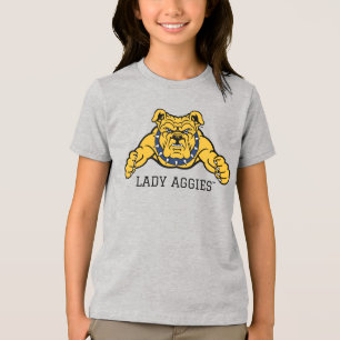 North Carolina A&T State University Bulldog Tri-Blend Shirt