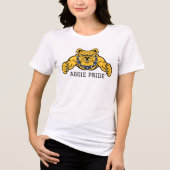 North Carolina A&T State University | Bulldog Tri-Blend Shirt (Voorkant)