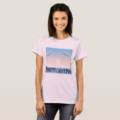 North Carolina Airborstel Sunset T-shirt (Voorkant volledig)