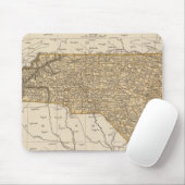 North Carolina Atlas Map Muismat (Met muis)