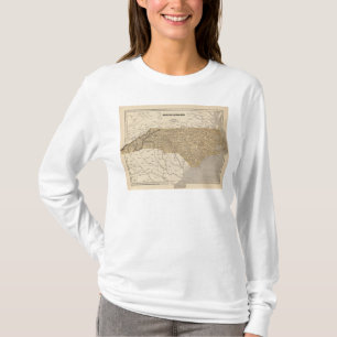 North Carolina Atlas Map T-shirt