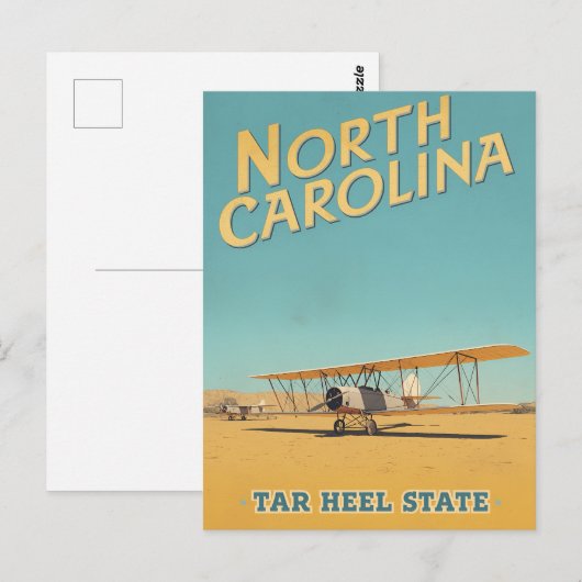 North Carolina Aviation Heritage Briefkaart (Voorkant / Achterkant)