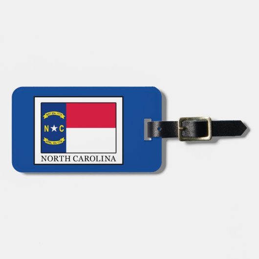 North Carolina Bagagelabel (Voorkant horizontaal)