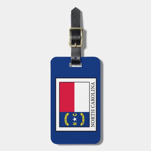 North Carolina Bagagelabel (Voorkant verticaal)