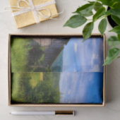 North Carolina Barn met superkleurrijke kwilt Tissuepapier (Geschenk)