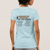 North Carolina BBQ Tour T-shirt (Achterkant)