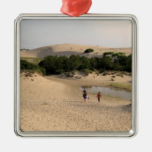 North Carolina Beach Metalen Ornament (Voorkant)