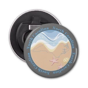 North Carolina Beaches Button Flesopener