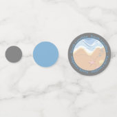 North Carolina Beaches Confetti (Achterkanten)