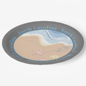 North Carolina Beaches Papieren Bordje (Gekanteld)