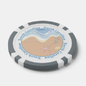 North Carolina Beaches Poker Chips (Enkel)