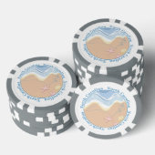 North Carolina Beaches Poker Chips (Opstapeling)
