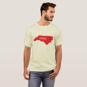 North Carolina Belong State Map T-shirt (Voorkant volledig)