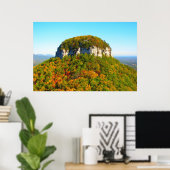 North Carolina berglandschap Poster (Thuiskantoor)